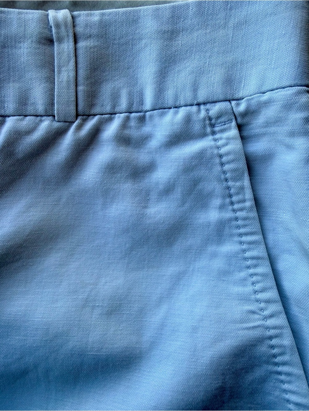 Banana Republic * Linen Martin Fit White Pants Trouser * Size 12 - Picture 9 of 16